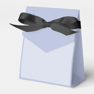 Periwinkle Gray Soft Pale White Pastel Solid Color Favor Boxes