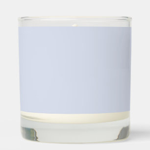 Periwinkle Gray Soft Pale White Pastel Solid Color Scented Candle