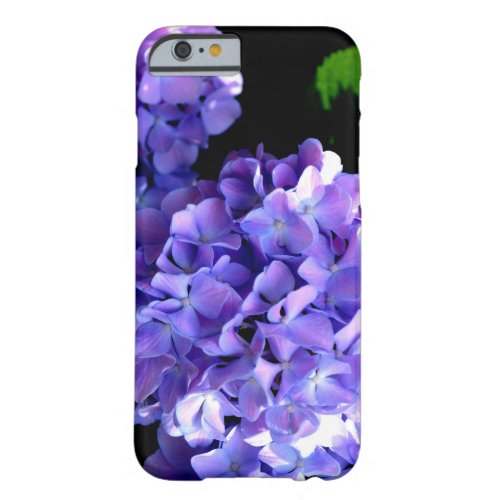 Periwinkle hydrangeas purple blue flower floral barely there iPhone 6 case