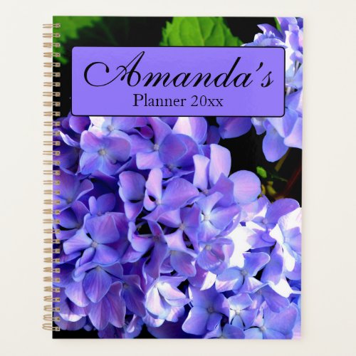 Periwinkle hydrangeas purple blue flower for her planner