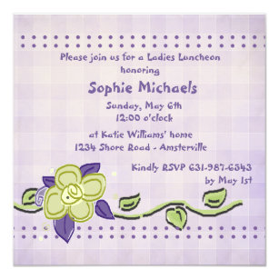 ladies luncheon invitations zazzle