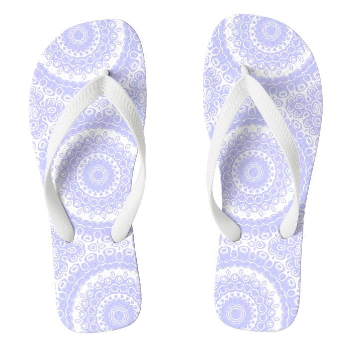 lavender flip flops