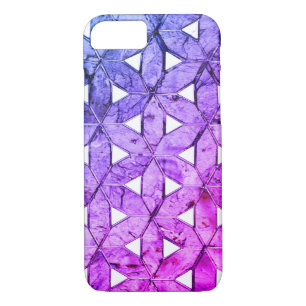 Periwinkle Mosaic Flower-of-Life iPhone 8/7 Case