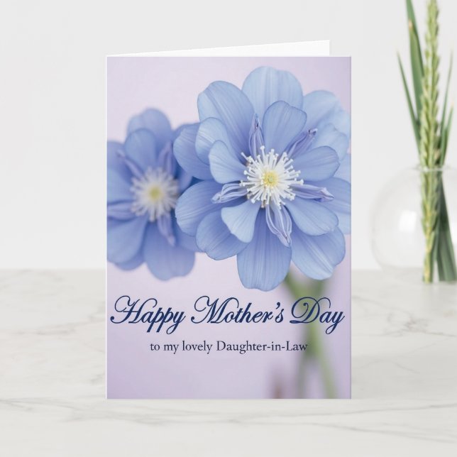 Periwinkle Mothers Day Card (Front)