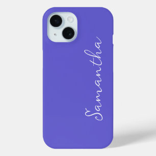 Periwinkle Personalized iPhone 15 Case