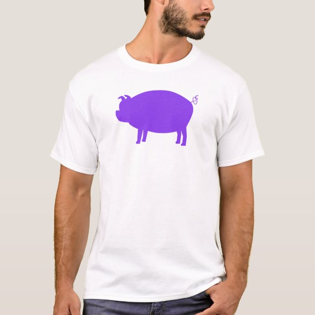 periwinkle pig copy T-Shirt (Front)