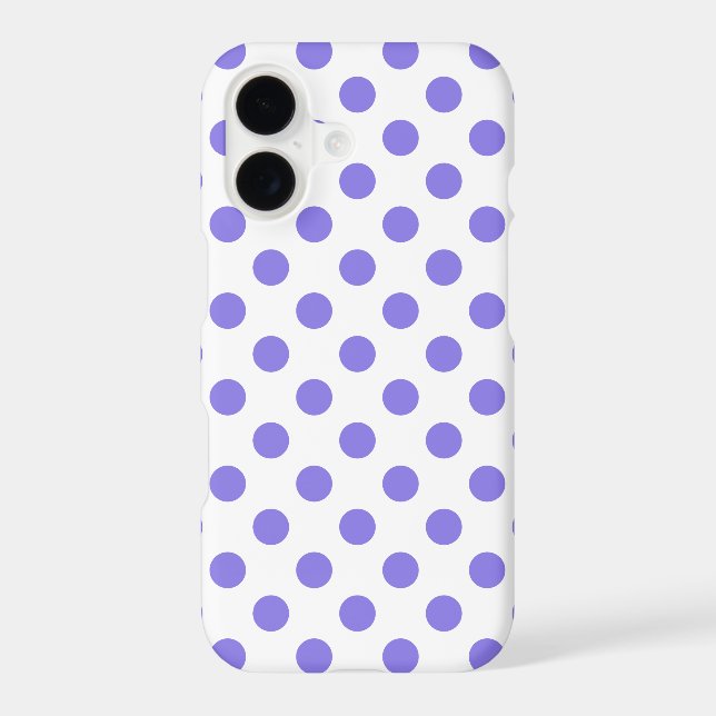 Periwinkle polka dots Case-Mate iPhone case (Back)