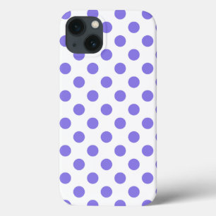 Periwinkle polka dots Case-Mate iPhone case