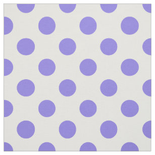Periwinkle polka dots fabric