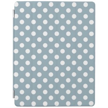 Periwinkle Polka Dots Pattern Ipad Smart Cover by heartlockedcases at Zazzle