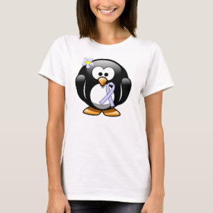 Periwinkle Ribbon Penguin T-Shirt