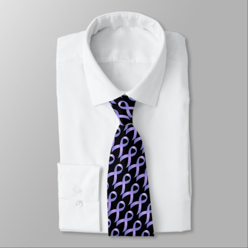 Periwinkle Ribbon _ Stomach Cancer Awareness Tie