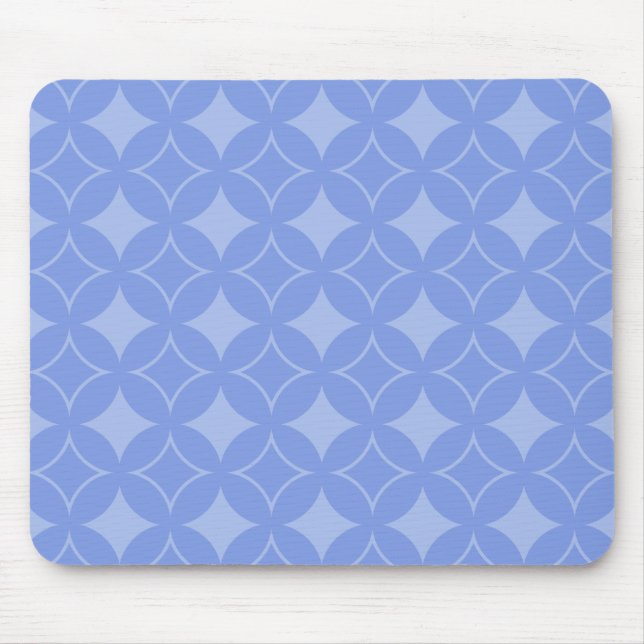 Periwinkle shippo mouse pad (Front)
