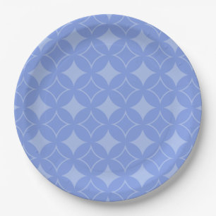 Periwinkle shippo paper plates