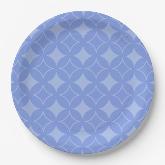 Periwinkle shippo paper plates (Front)