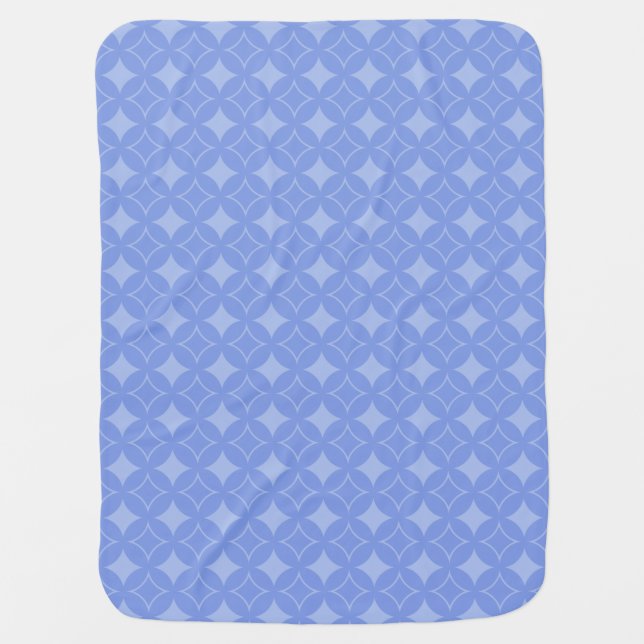 Periwinkle shippo pattern baby blanket (Front)