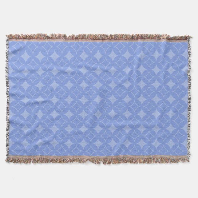 Periwinkle shippo throw blanket (Front)