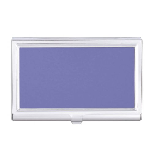 Periwinkle Solid Color Business Card Case