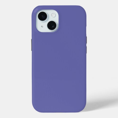 Periwinkle Solid Color iPhone 15 Case
