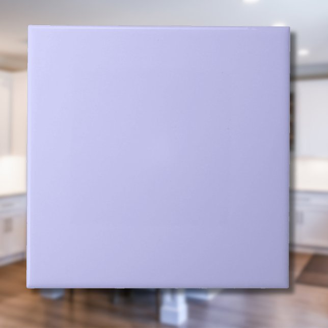 Periwinkle Solid Color | Classic Elegant Ceramic Tile (Creator Uploaded)
