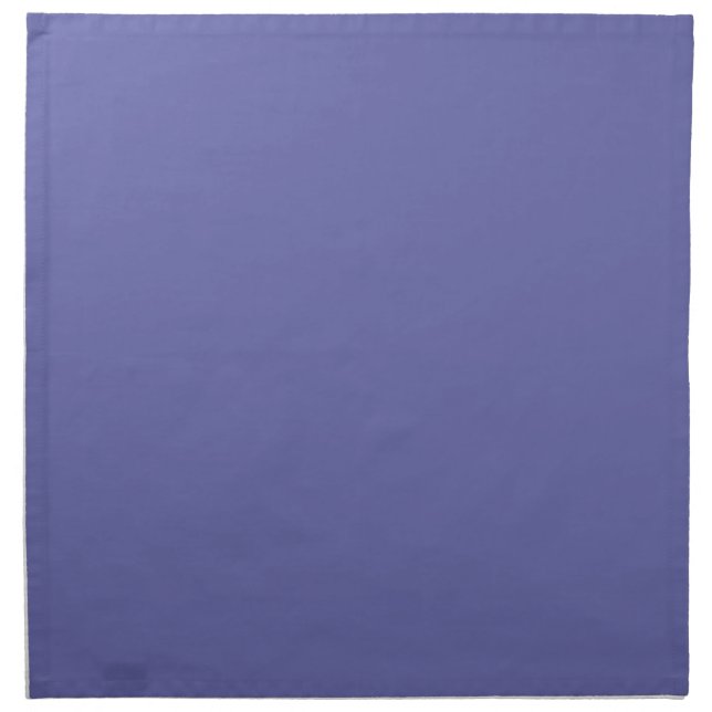 Periwinkle Solid Color Cloth Napkin (Front)
