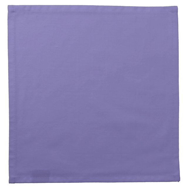 Periwinkle Solid Color Cloth Napkin (Front)