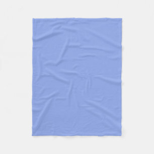 Periwinkle Solid Color Fleece Blanket