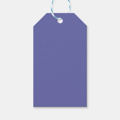 Periwinkle Solid Color Gift Tags