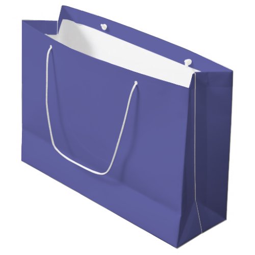 Periwinkle Solid Color Large Gift Bag