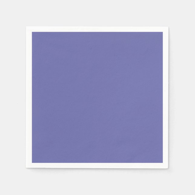 Periwinkle Solid Color Napkins (Front)