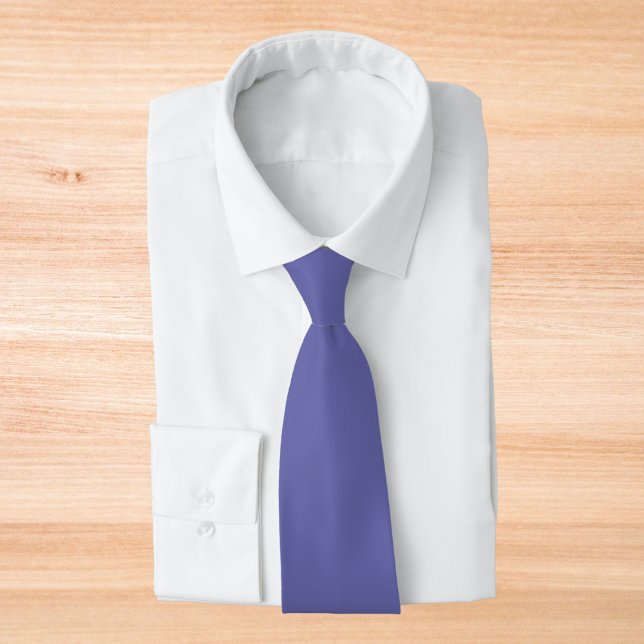 Periwinkle Solid Color Neck Tie (Creator Uploaded)
