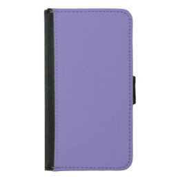 Periwinkle Solid Color Samsung Galaxy S5 Wallet Case
