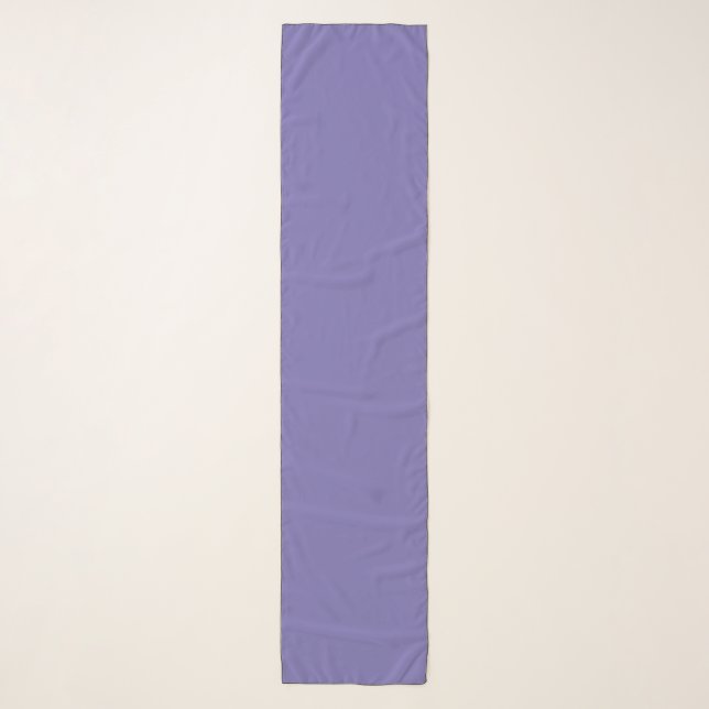 Periwinkle Solid Color Scarf (Front)