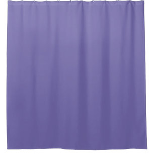 Periwinkle Solid Color Shower Curtain