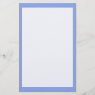 Periwinkle Solid Color Stationery