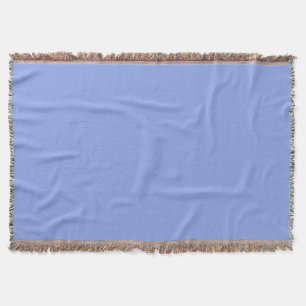 Periwinkle Solid Color Throw Blanket
