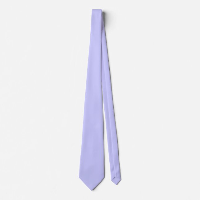 Periwinkle Solid Color Tie (Front)