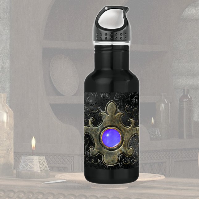Periwinkle Stone Stainless Steel Water Bottle (Creator Uploaded)