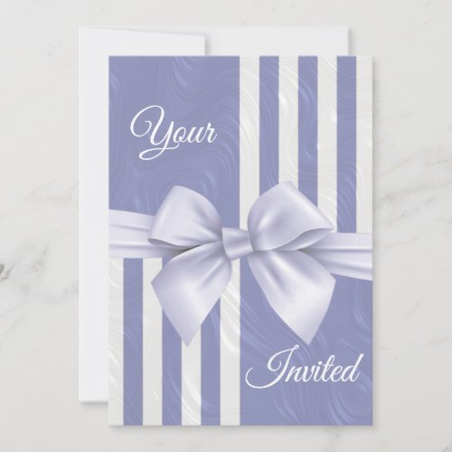 Periwinkle wedding Invitation