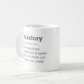 Perkatory Definition Coffee Mug (Front Left)