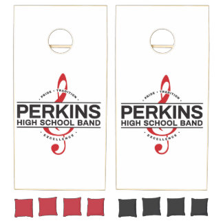 Perkins Band Logo Magnet Cornhole Set