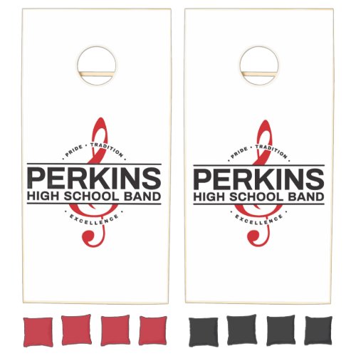 Perkins Band Logo Magnet Cornhole Set