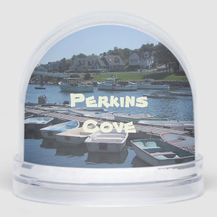 Perkins Cove In Ogunquit, Maine Snow Globe