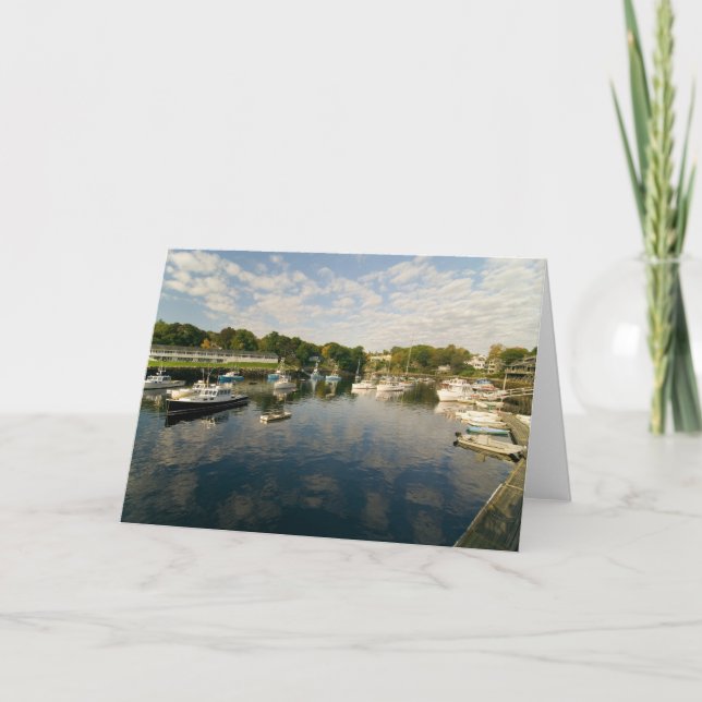 Perkins Cove Maine  Card (Front)