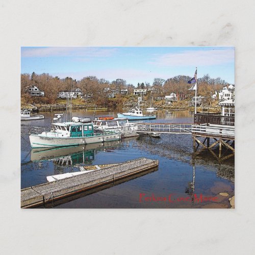 Perkins Cove Maine _ Postcard