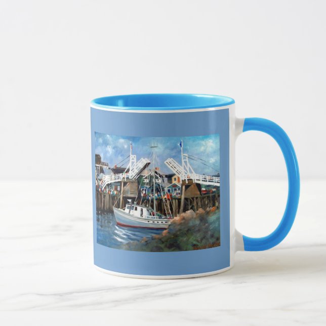 Perkins Cove, Perkins Cove, OGUNQUIT Mug (Right)