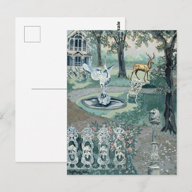 Perkins Harnly Eternal Garden Floral Haven Postcard (Front/Back)