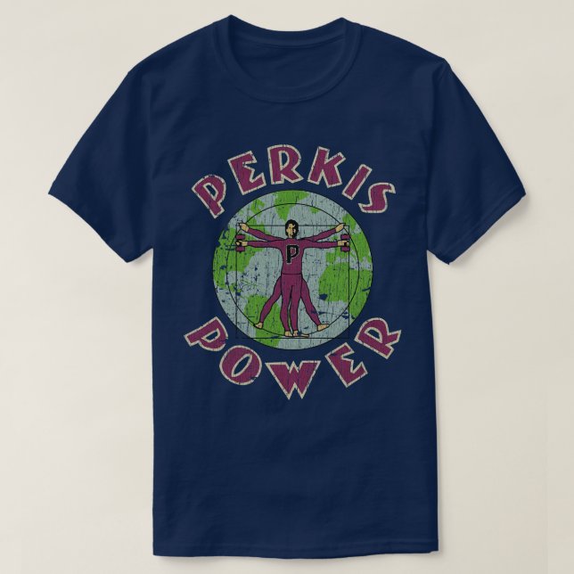 Perkis Power 1995 Baseball TShirt (Design Front)