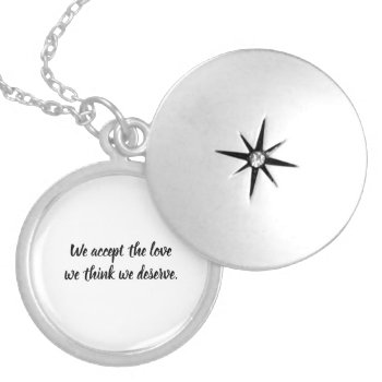 Perks Of Being A Wallflower Locket Necklace by Unprecedented at Zazzle