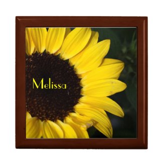 Perky Sunflower Personalized Gift Box